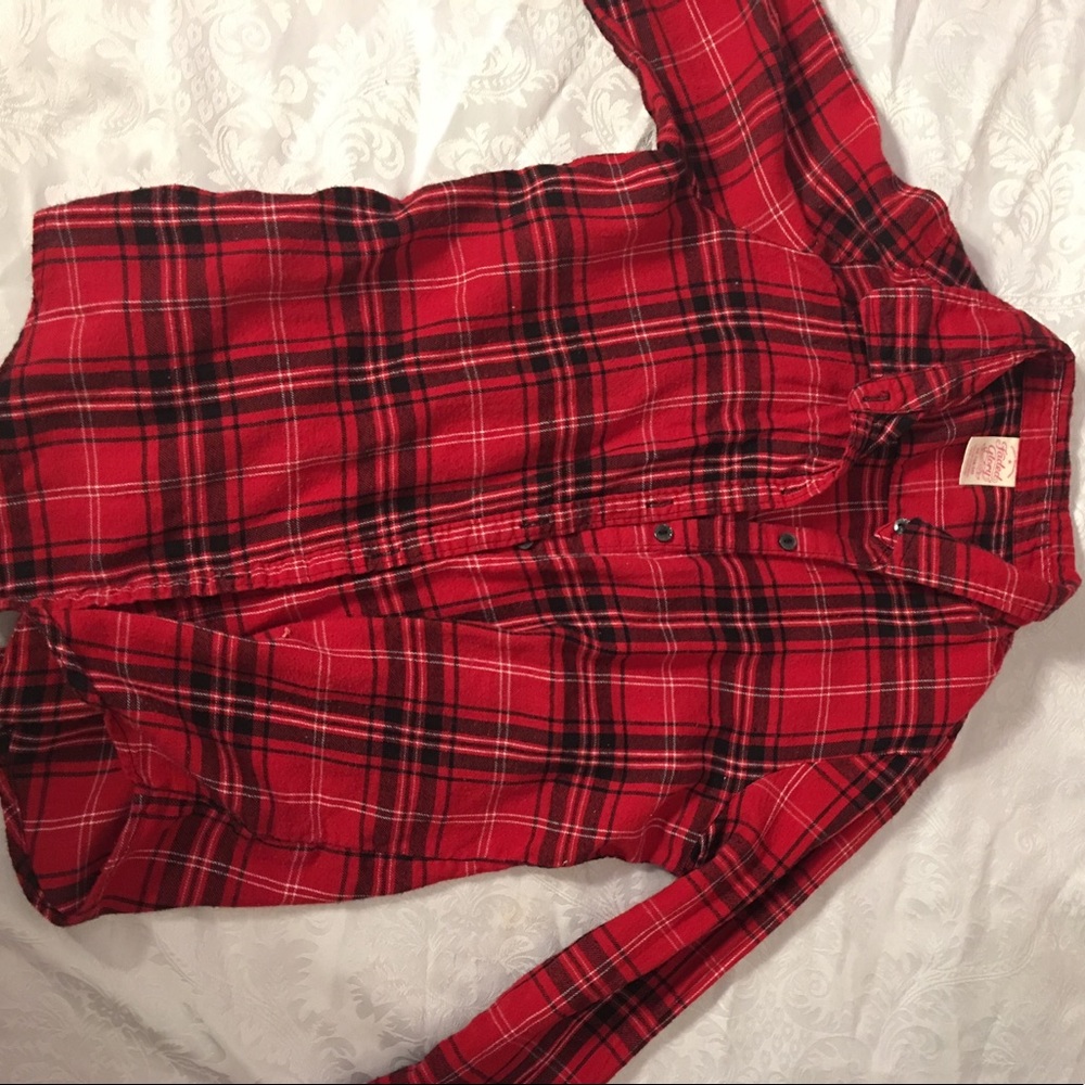 Red flannel top